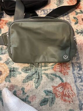lululemon athletica Olive Green Waist/Crossbody Bag